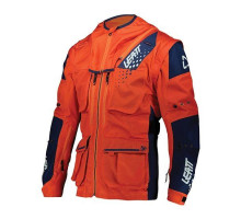 Куртка leatt moto 5.5 enduro оранжева колір оранжева/темно-синя розмір m