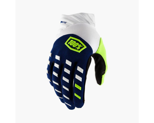 100 PROCENT cross/enduro рукавички airmatic navy/white модель колір blue/white/green розмір xl