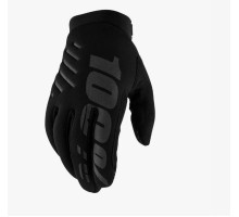 100 PROCENT cross/enduro рукавички brisker softshell модель колір чорний/сірий розмір xl старий код 10016-057-13