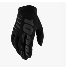 100 PROCENT cross/enduro рукавички brisker softshell модель колір чорний/сірий розмір xl старий код 10016-057-13