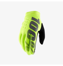 100 PROCENT cross/enduro рукавички brisker softshell модель колір жовтий flow розмір xxl старий код 10016-004-14