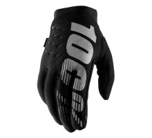 100 PROCENT cross/enduro рукавички brisker youth junior softshell чорний/сірий колір чорний/сірий розмір s