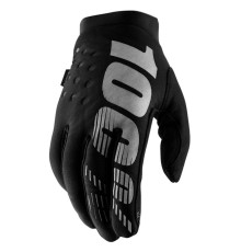 100 PROCENT cross/enduro рукавички brisker youth junior softshell чорний/сірий колір чорний/сірий розмір s