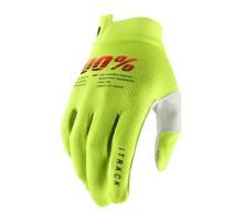 100 PROCENT рукавиці для crossу/enduro itrack fluo модель жовтий колір fluo розмір s старий код: 10015-004-10