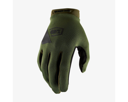 100 PROCENT cross/enduro рукавички ridecamp gloves fatigue модель колір зелений (мілітарі) розмір s старий код: 10018-190-10