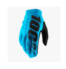 100 PROCENT crossу/enduro/мтб рукавиці brisker softshell turquoise модель бірюзовий колір xl розмір - спеціальна пропозиція