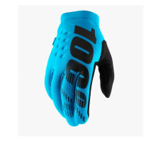 100 PROCENT crossу/enduro/мтб рукавиці brisker softshell turquoise модель бірюзовий колір xl розмір - спеціальна пропозиція