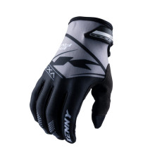Рукавички kenny racing cross/enduro brave black модель колір чорний/сірий розмір xs
