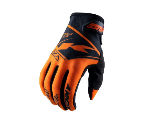 Kenny racing cross/enduro gloves brave kid/junior model/kids orange color orange/black розмір s