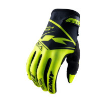 Перегоночні рукавички kenny cross/enduro модель brave neon жовтий fluo/black розмір l