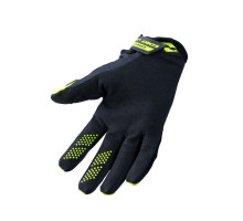 Перегоночні рукавички kenny cross/enduro модель brave neon жовтий fluo/black розмір s