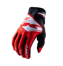 Рукавички kenny racing cross/enduro brave red модель колір червоний/білий розмір xl