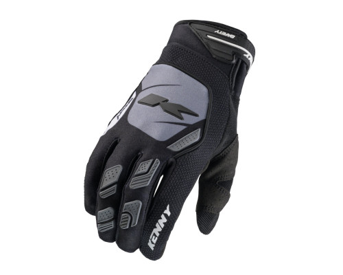 Kenny racing cross/enduro gloves safeЗАДНІblack модель колір чорний/сірий розмір xxl