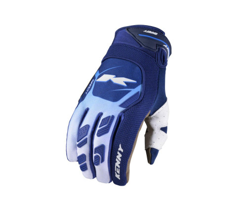 Рукавички kenny racing cross/enduro gloves safeЗАДНІblue модель колір blue/whit розмір xs