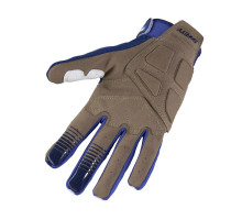 Рукавички kenny racing cross/enduro gloves safeЗАДНІblue модель колір blue/whit розмір xxxl