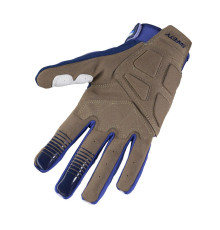 Рукавички kenny racing cross/enduro gloves safeЗАДНІblue модель колір blue/whit розмір xxxl