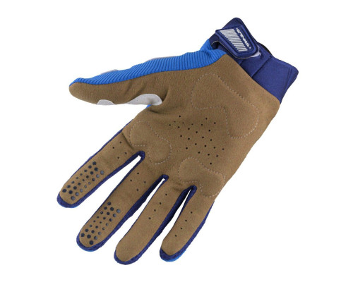 Рукавички kenny racing cross/enduro gloves titanium blue модель колір blue/whit розмір xl