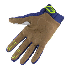 Перегоночні рукавички kenny cross/enduro модель titanium navy колір blue/жовтий fluo розмір m