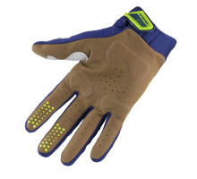 Перегоночні рукавички kenny cross/enduro модель titanium navy колір blue/жовтий fluo розмір m