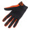 Рукавички kenny racing cross/enduro gloves titanium orange колір orange/black розмір m