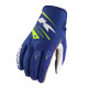 Перегоночні рукавички kenny cross/enduro модель track kid/junior navy/neon жовтий color blue/жовтий fluo розмір xxl