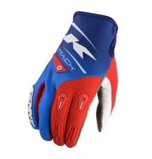 Перегоночні рукавички kenny cross/enduro модель track kid/junior navy/червоний колір синій/червоний/білий розмір xl