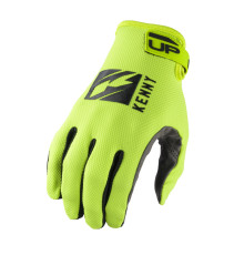 Перегоночні рукавички kenny cross/enduro model up neon жовтий color fluo/black розмір l