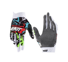 Leatt moto 1.5 gripr glove zebra колір чорний/синій/червоний/білий розмір m