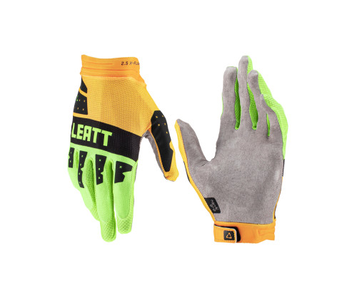Leatt moto 2.5 x-flow glove citrus колір оранжевий/жовтий flow/чорний розмір l