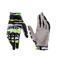 Leatt moto 2.5 x-flow glove tiger колір чорний/білий/зелений flow розмір l