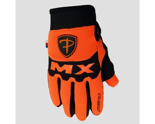 Polednik new рукавички / gloves cross модель mx ii baby/junior/kid колір оранжевий розмір 5