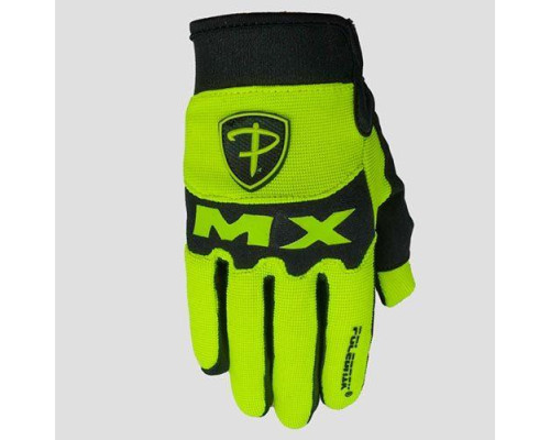 Polednik new рукавички / gloves cross модель mx ii baby/junior/kid колір жовтий flow розмір 4
