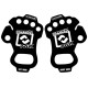 Risk racing palm protectors anti-pressure hand guard колір чорний розмір l