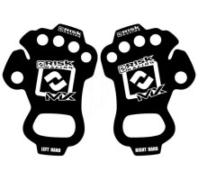 Risk racing palm protectors anti-pressure hand guard колір чорний розмір l