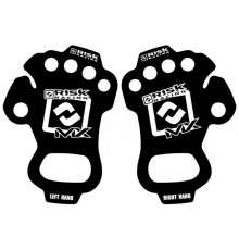 Risk racing palm protectors anti-pressure hand guard колір чорний розмір xl