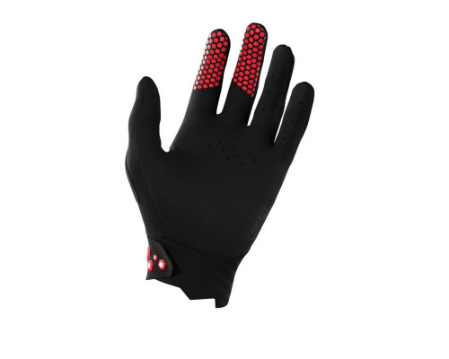Shot racing (2022) moto contact red gloves колір чорний/червоний розмір 09