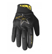 Shot racing cross/enduro gloves drift spider rockstar колір чорний/жовтий розмір 8