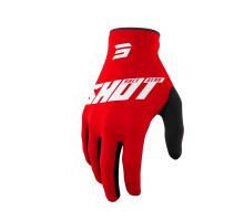 Перегоночні рукавички shot moto devo raw burst red колір червоний/білий розмір 12