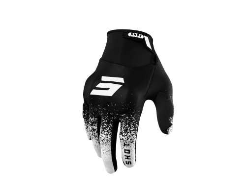 Shot racing gloves moto drift edge white колір чорний/білий розмір 11