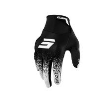 Shot racing gloves moto drift edge white колір чорний/білий розмір 11