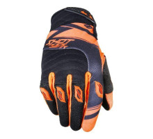 Shot racing рукавички cross модель contact claw neon orange колір чорний/помаранчевий fluo розмір 13