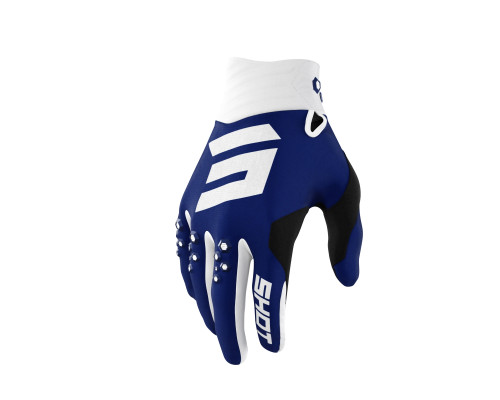 Shot racing sale moto contact blue gloves колір синій/білий розмір 08