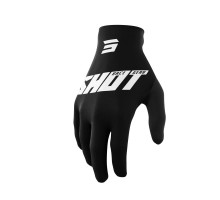 Shot racing sale moto gloves devo raw burst black колір чорний/білий розмір 11