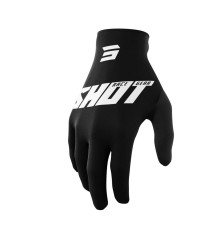 Shot racing sale moto gloves devo raw burst black колір чорний/білий розмір 11