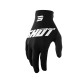 Shot racing sale moto gloves devo raw burst black колір чорний/білий розмір 11