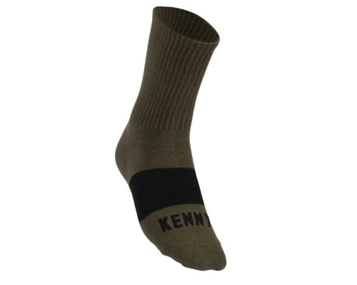 Шкарпетки kenny racing kaki колір зелений/чорний розмір 39/42