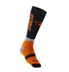 Короткі шкарпетки kenny racing mx tech orange колір чорний/помаранчевий розмір 39-42