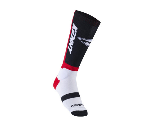 Короткі шкарпетки kenny racing mx tech red колір чорний/білий/червоний розмір 39-42