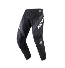 Штани kenny racing cross/enduro модель force black колір чорний/сірий/білий розмір 38