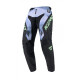 Штани kenny racing cross/enduro model force fog neon green колір чорний/зелений/білий розмір 30